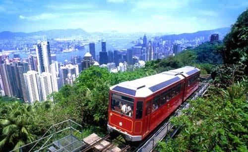 Peak Tram en Hong Kong