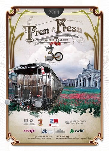 Poster del Tren de la Fresa 2014