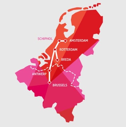 Servicios Fyra entre Bélgica y Holanda