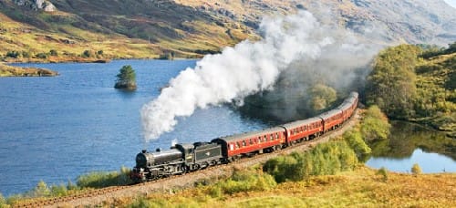 El Jacobite, en ferrocarril por Escocia