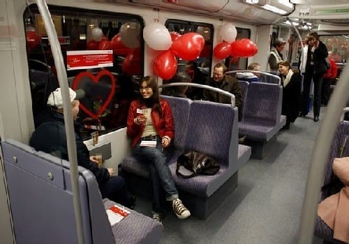 Un tren para San Valentin: el Flirt Express