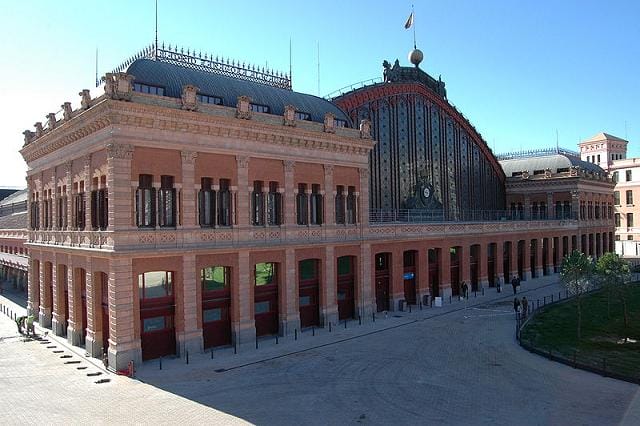 La estacion de Atocha, en Madrid
