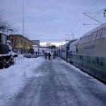 El Ofotbanen, tren en el Círculo Polar Ártico