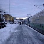 El Ofotbanen, tren en el Círculo Polar Ártico