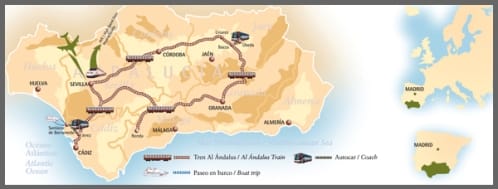 Itinerario ruta del Al Andalus 2012