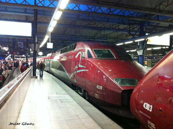 Tren Thalys a Bruselas
