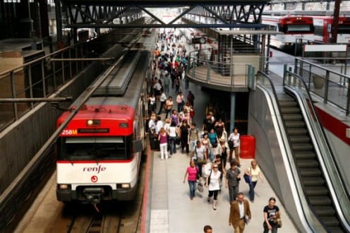 Líneas de cercanías en Madrid