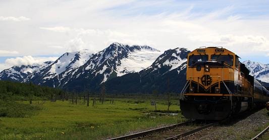 En tren por Alaska hasta el Círculo Polar Ártico