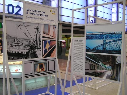 Exposición sobre El Transcantábrico en Málaga