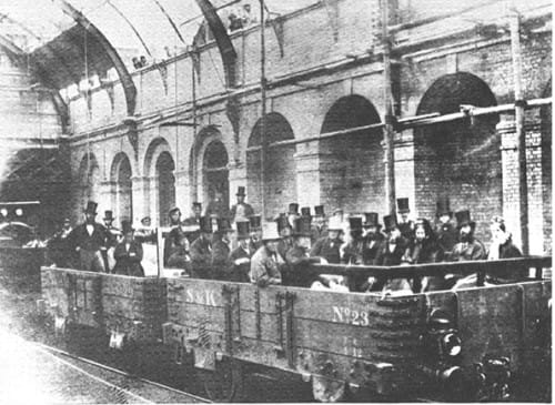 Metropolitan Railway en Londres, el primer tren subterráneo