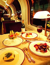 comer en el tren